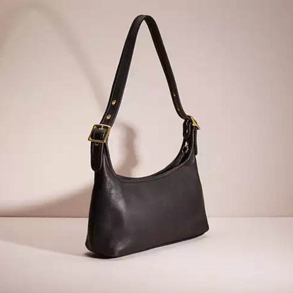Black Leather Coach Bag
